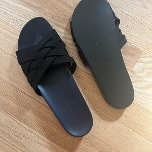 Rothy's Black Slide Sandals